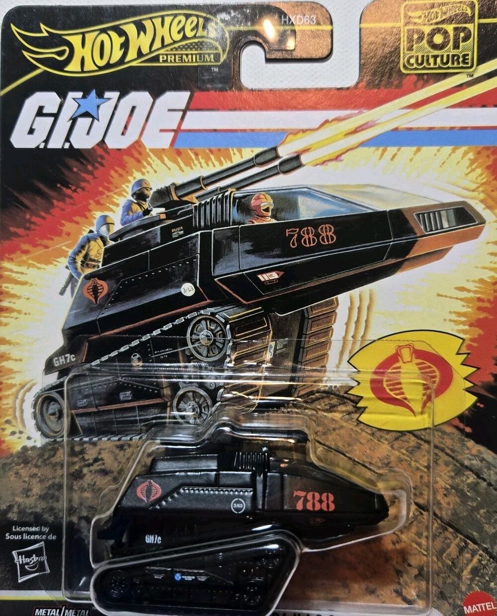 2026 HW HOT WHEELS POP CULTURE G.I. JOE COBRA H.I.S.S. TANK